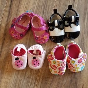 *2 for $15* Baby Girl Shoe Lot